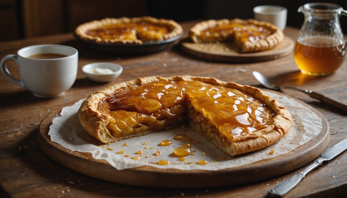Découvrez la galette au miel croustillante qui séduit les papilles : une recette irrésistiblement divine