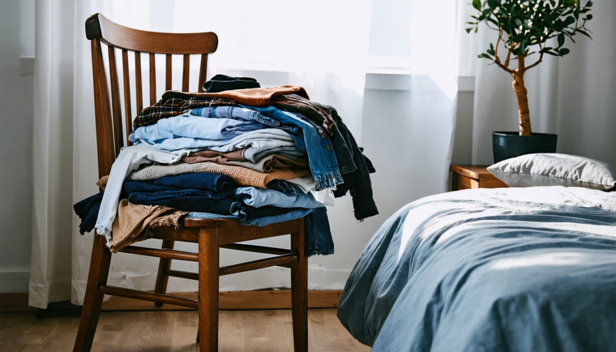 découvrez ce que le fait d'accumuler ses vêtements sur une chaise révèle sur votre personnalité et vos habitudes au quotidien.