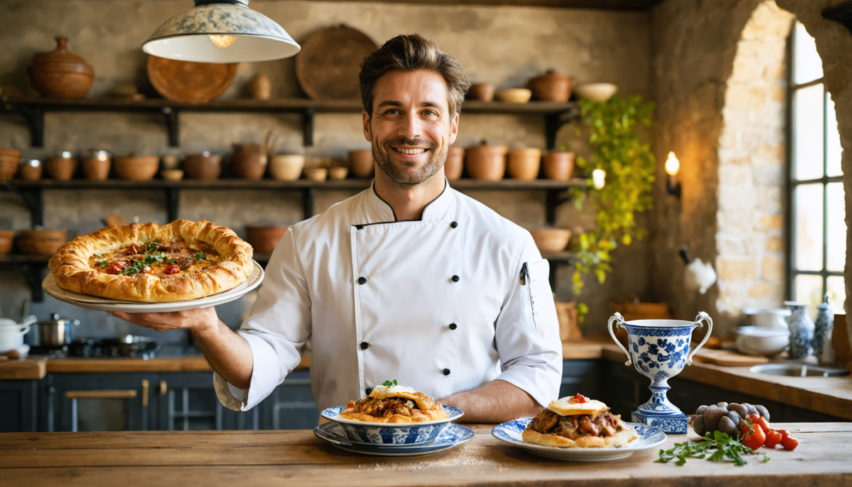 découvrez comment un pâtissier primé transforme sa galette traditionnelle en une création surprenante aux rillettes, alliant saveurs classiques et originalité.