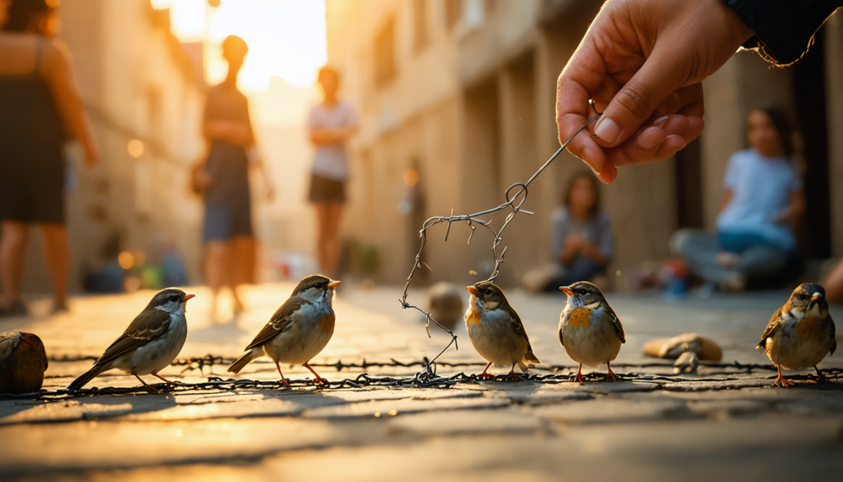 découvrez comment un simple cintre devient un outil ingénieux pour sauver des oiseaux, une méthode inventive qui émerveille tous ceux qui la voient.