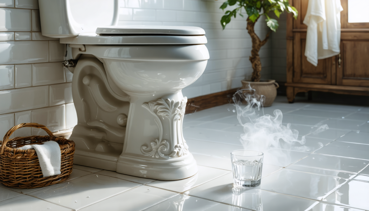 découvrez une astuce méconnue pour nettoyer efficacement vos toilettes anciennes : un simple demi-verre suffit pour les rendre éclatantes de propreté.