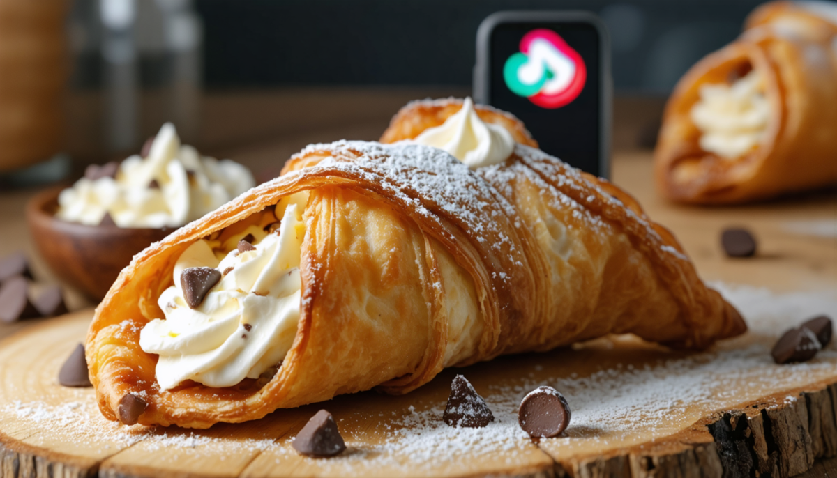 découvrez le cannoli croustillant qui fait sensation sur tiktok et plongez dans les secrets de son succès irrésistible. une recette gourmande à ne pas manquer !
