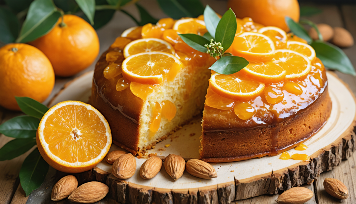 préparez en seulement 15 minutes un moelleux clémentine-amande irrésistible, facile et rapide à réaliser pour un dessert savoureux et fruité.