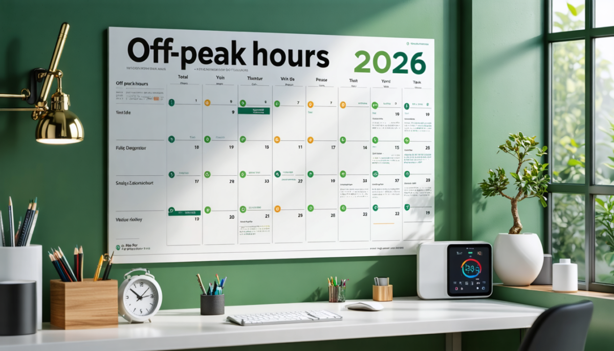 découvrez le calendrier 2026 des heures creuses avec ses nouveautés surprenantes pour optimiser votre consommation d'énergie et réaliser des économies.
