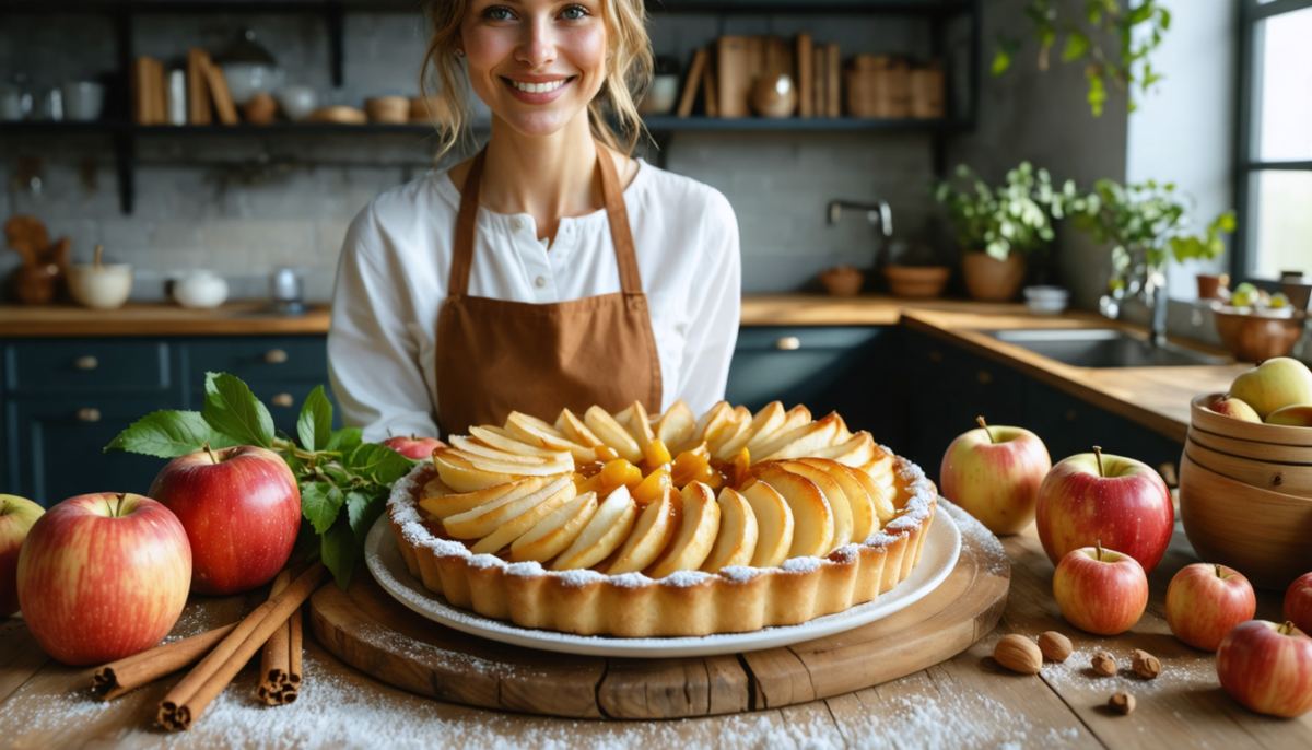 découvrez la recette exclusive de julie andrieu, une douceur encore plus savoureuse que la traditionnelle tarte aux pommes, pour régaler vos papilles.