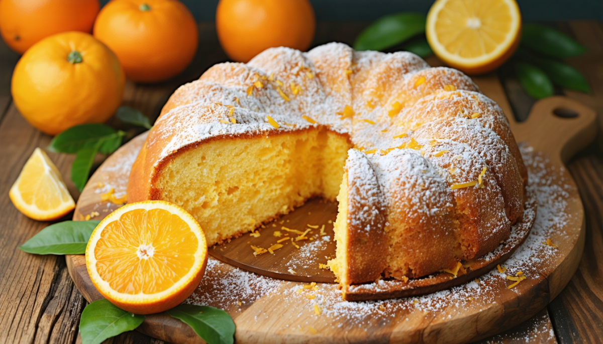 découvrez le gâteau moelleux à l'orange, une gourmandise pleine de saveurs qui vous ramène en enfance avec ses arômes irrésistibles et son goût unique.
