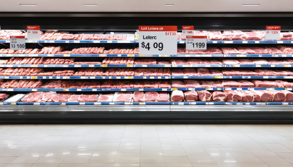 découvrez pourquoi lidl et leclerc proposent de la viande à -50% à cette heure précise, avec des rayons étonnamment déserts. profitez des meilleures offres tout en faisant vos courses intelligemment.