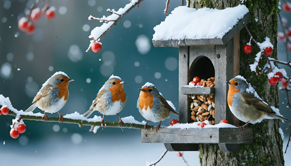 découvrez comment les rouges-gorges survivent en hiver et le secret qu'ils révèlent pour se nourrir et prospérer malgré le froid.