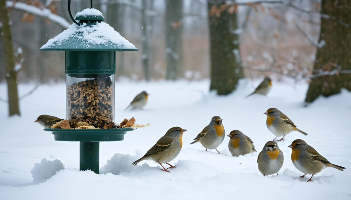 découvrez l'erreur fréquente à éviter lorsque vous nourrissez les oiseaux en hiver pour protéger leur santé et assurer leur survie pendant la saison froide.