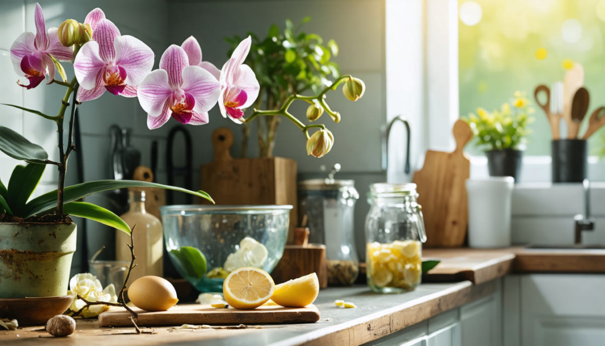 découvrez le secret de cuisine qui fait refleurir vos orchidées en seulement 4 jours. une méthode naturelle et étonnante pour redonner vie à vos plantes en déclin !