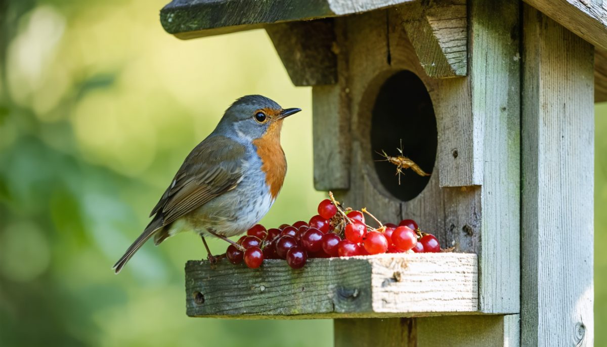 découvrez les 2 aliments préférés des rouges-gorges pour les attirer dans votre jardin et les voir revenir chaque jour. offrez-leur une délicieuse invitation naturelle !