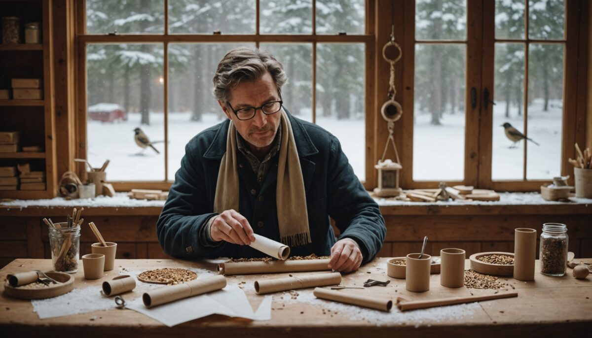 "Transformez vos rouleaux vides en festin pour oiseaux : une astuce hivernale qui surprend !"