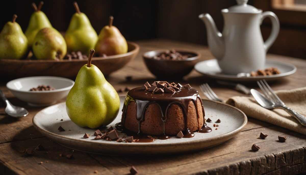 "Poire-chocolat irrésistible : le secret gourmand qui éclipse vos cakes classiques"