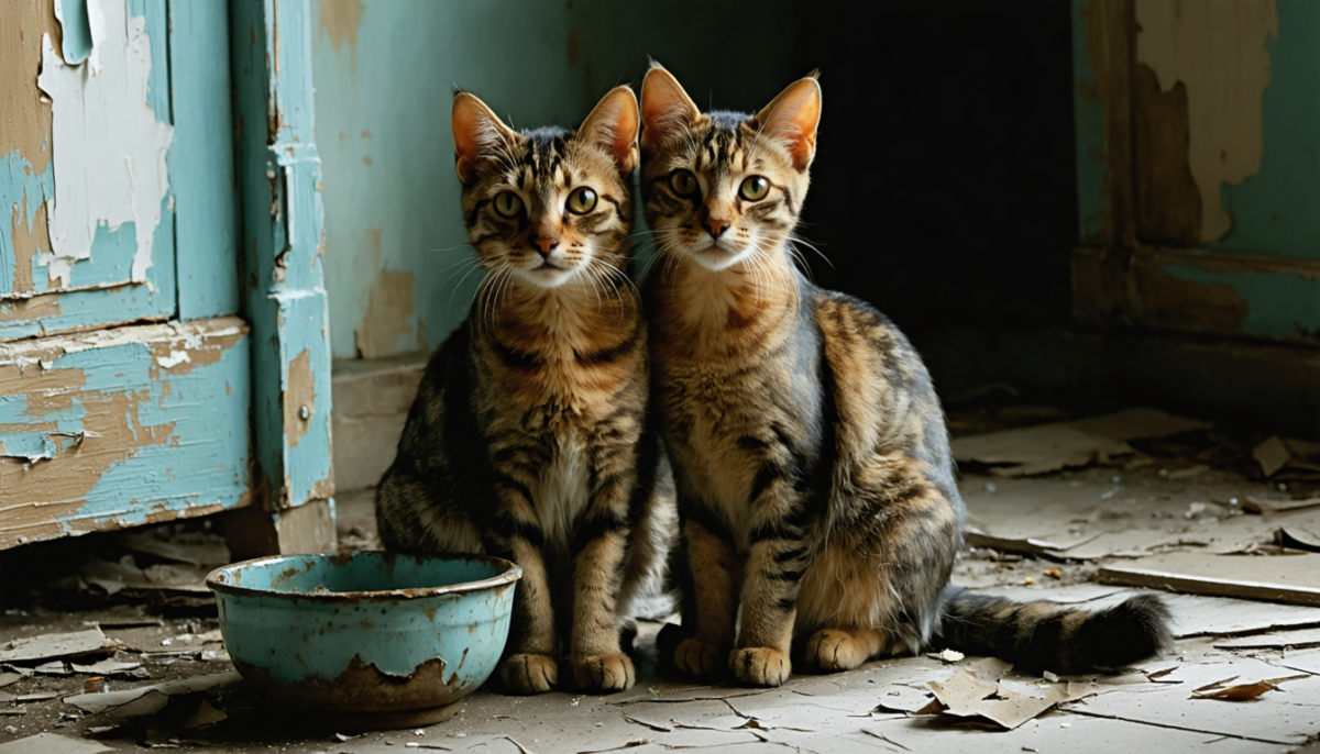 découvrez l'histoire bouleversante de ces deux chattes qui, après 9 ans d'abandon, refusent de manger. un témoignage poignant sur la résilience et l'amour animal.