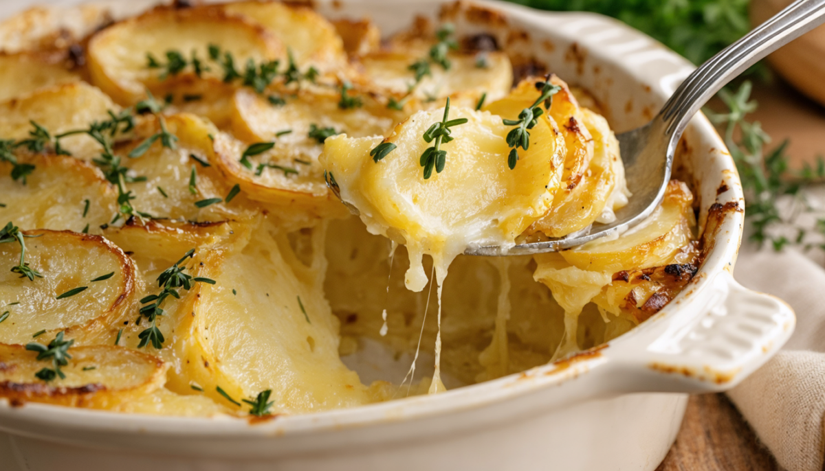 découvrez cette recette ultra simple de fondant de pommes de terre au four, un plat gourmand et fondant qui séduit à chaque bouchée. parfait pour régaler toute la famille !