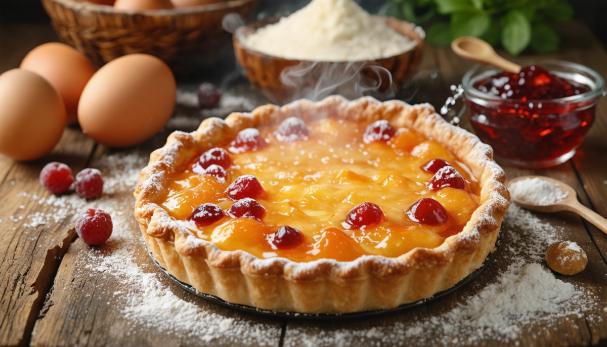 dégustez une tarte ultra moelleuse, facile et rapide à préparer en seulement 10 minutes, encore meilleure que celle de la boulangerie. une recette gourmande à ne pas manquer !