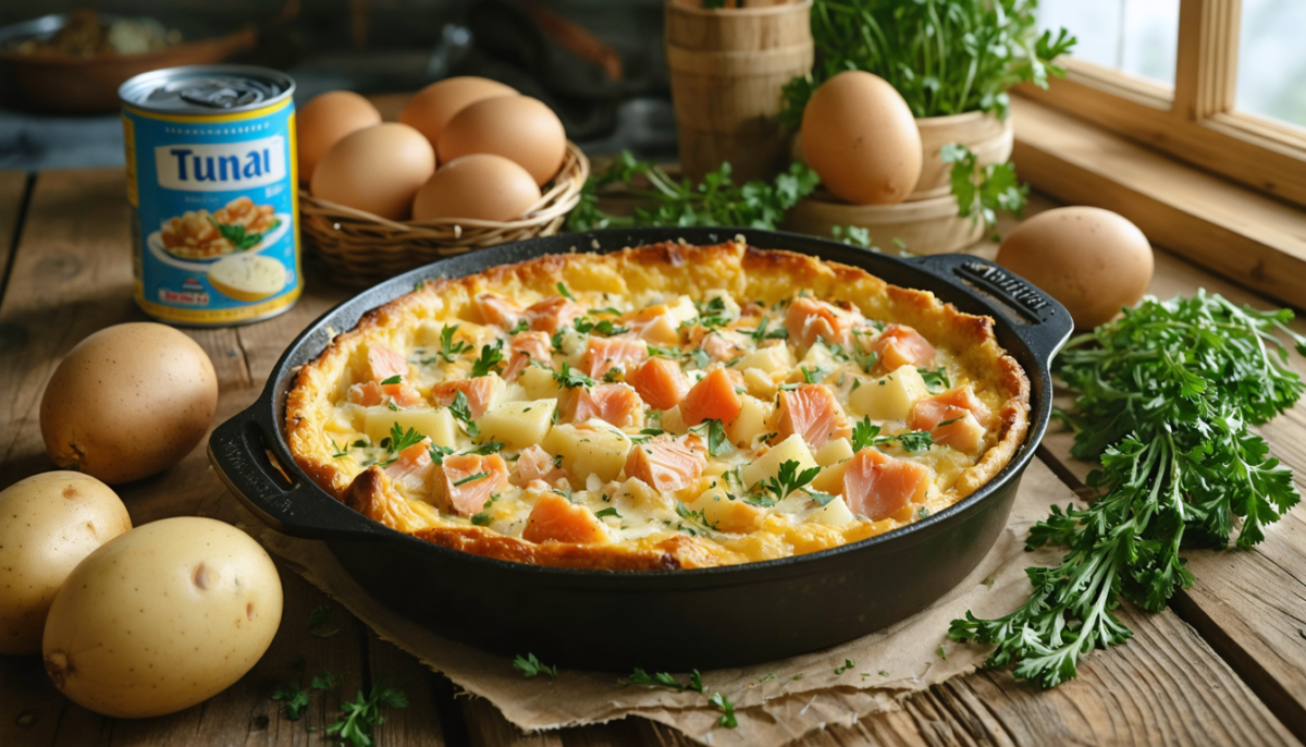 découvrez notre recette ultra rapide de clafoutis thon-patates, une alternative savoureuse et facile qui séduira vos papilles en seulement 5 minutes. oubliez les quiches, essayez ce plat gourmand dès maintenant !