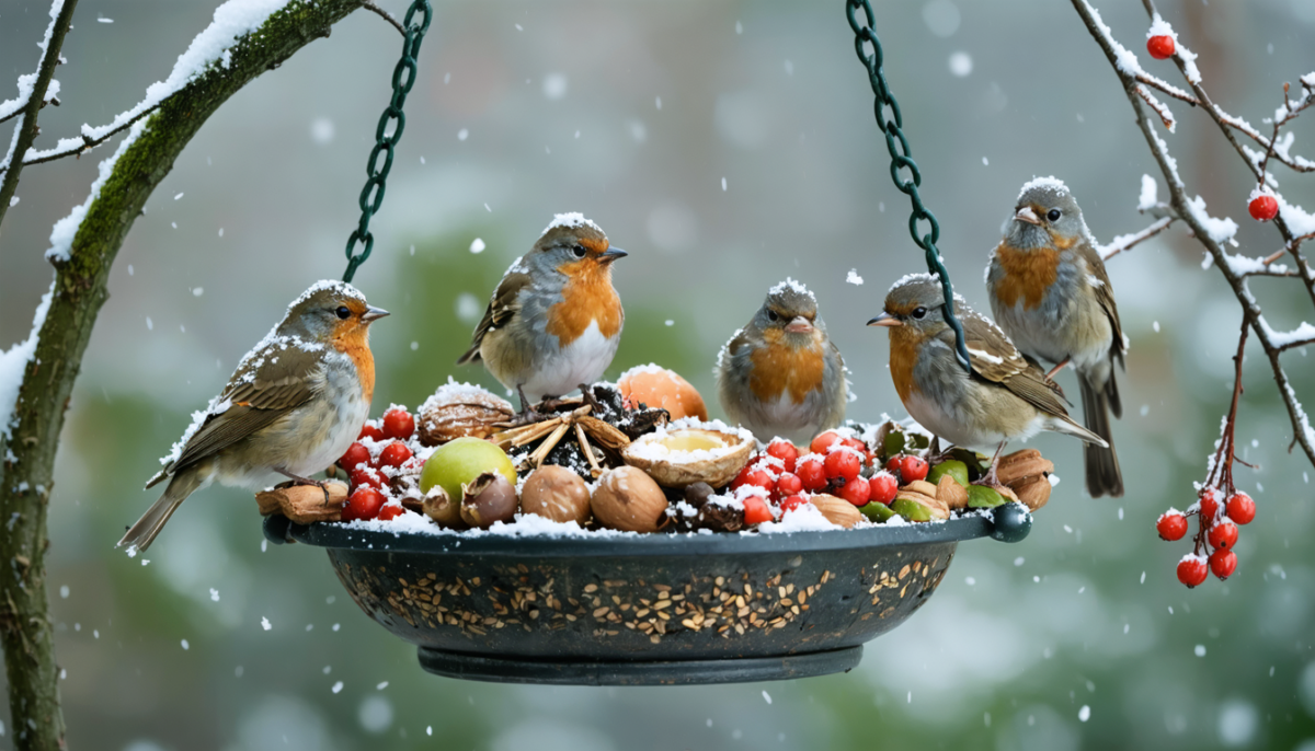 en janvier, découvrez comment offrir un festin secret aux oiseaux de votre jardin et les aider à passer l'hiver avec plaisir.