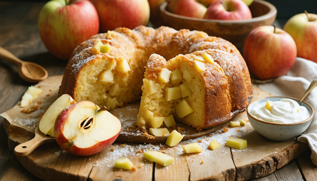 découvrez le secret inratable de ma grand-mère pour réussir un gâteau pommes-yaourt ultra moelleux à chaque fois. une recette simple et délicieuse à savourer en famille.