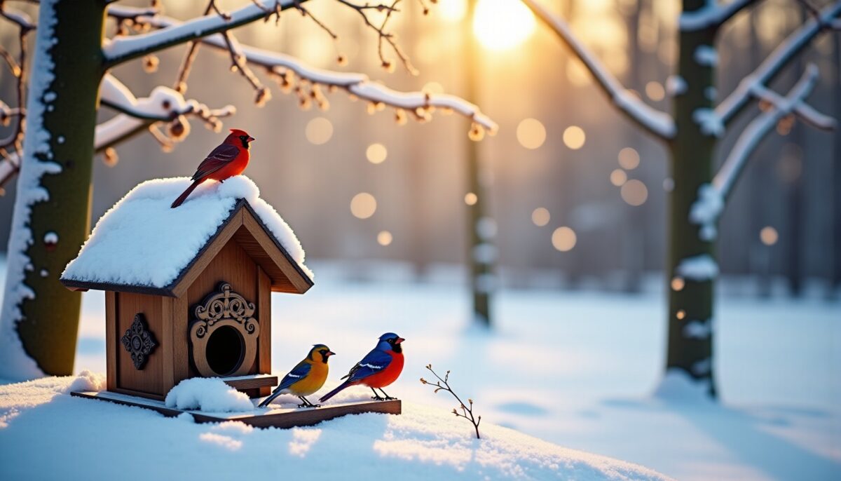 "Ce secret hivernal protège vos oiseaux : la vérité sur les nichoirs et super-aliments"