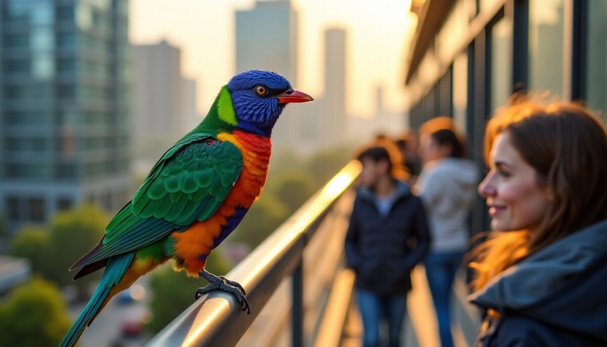 "Ce somptueux oiseau en ville : l'émerveillement inattendu des habitants (photos)"