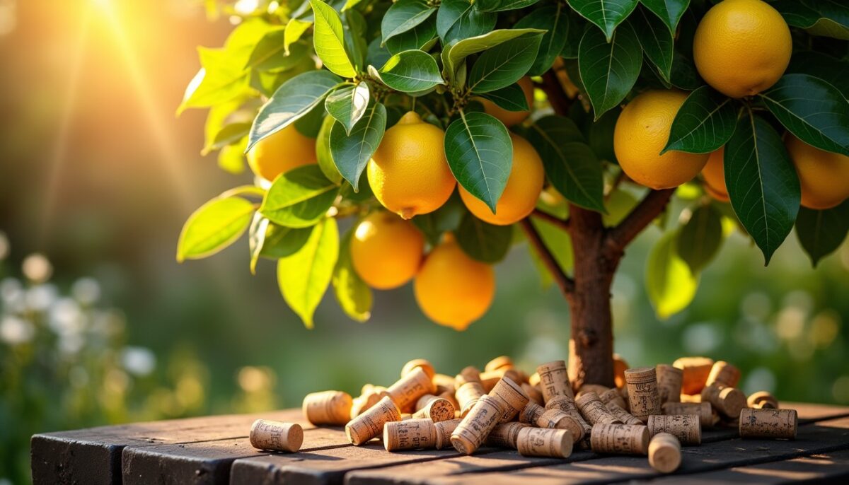 Bouchons en liège : l'astuce secrète qui booste la récolte de votre citronnier !