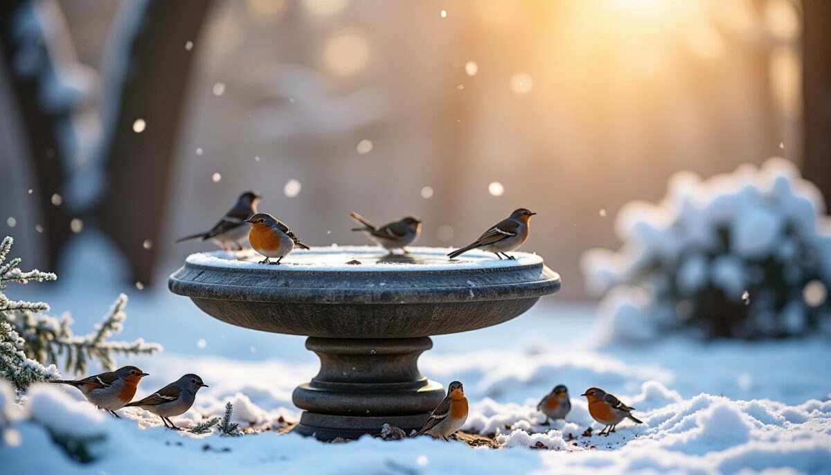 "LPO révèle : la méthode naturelle pour éviter l'eau gelée des oiseaux cet hiver"