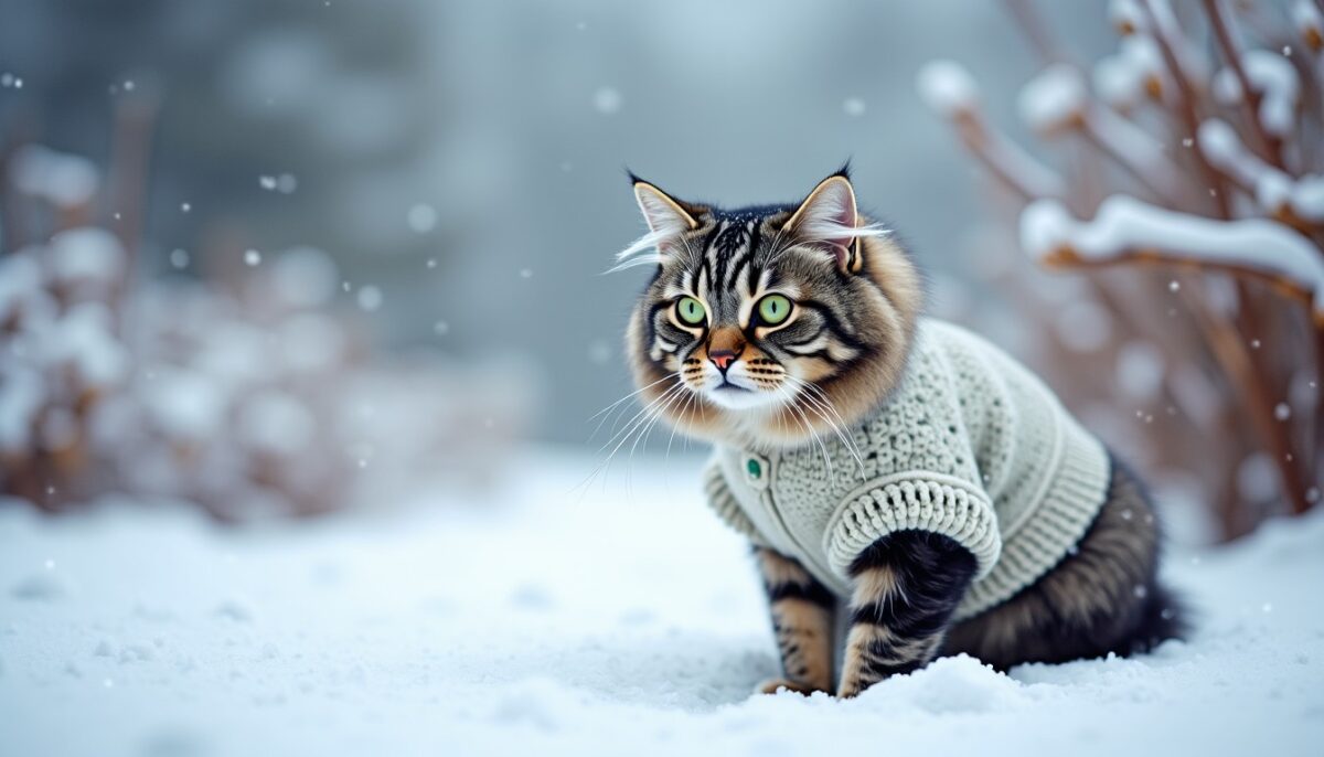 "Températures extrêmes : comment protéger votre chat dehors cet hiver ?"