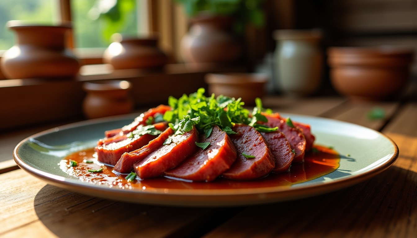 Langue de bœuf : recette simple pour une sauce piquante maison