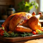 Cuisson du poulet au four : astuces express pour un rôti savoureux et doré