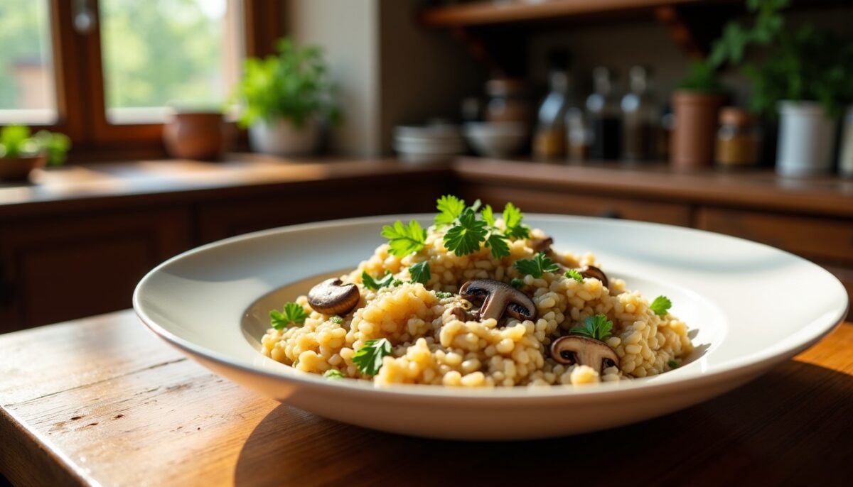 "Risotto aux champignons : la technique secrète pour un goût inoubliable"