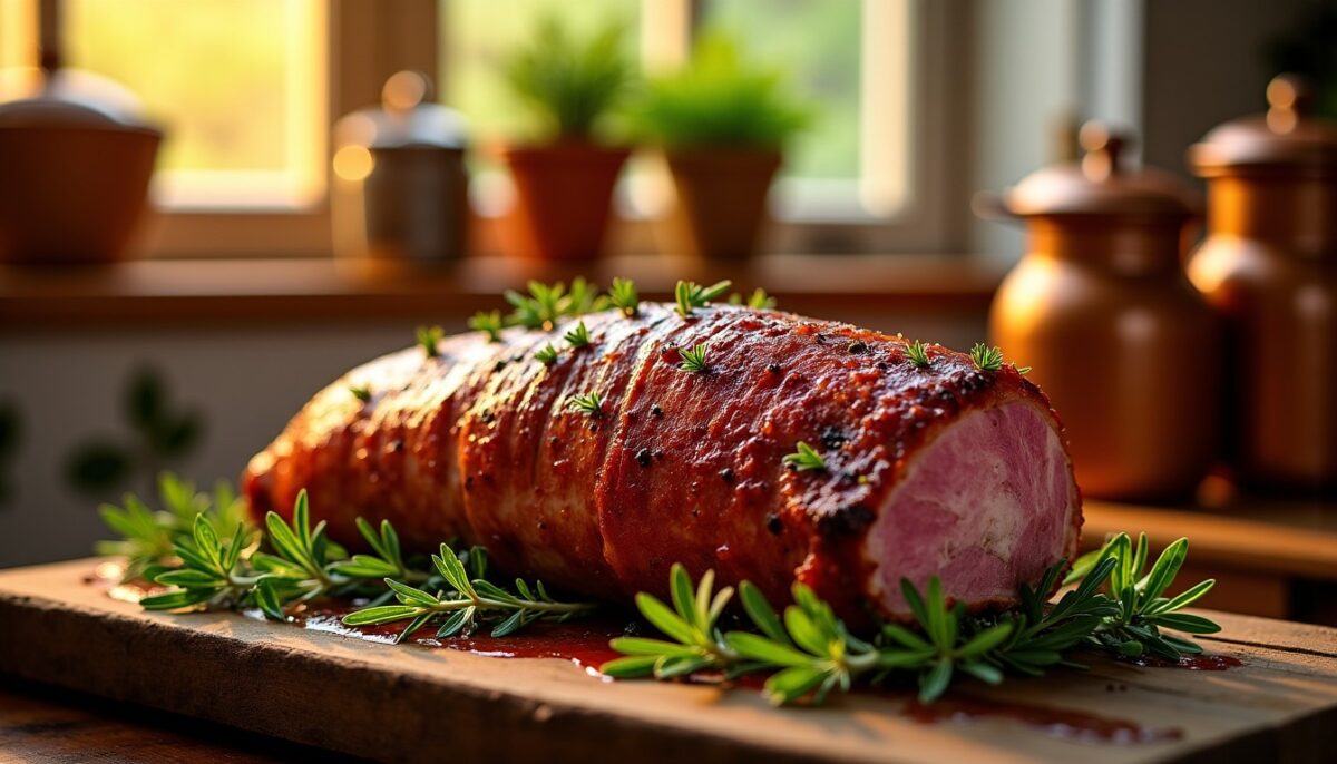 "Rôti de porc parfait : la technique secrète pour une viande incroyablement tendre"